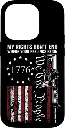 Miniatura 17 de My Rights Don't End Where Your Feelings Begin USA Gun Flag Case for iPhone 17