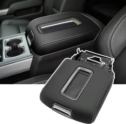 Miniatura 16 de AOMSAZTO Fundas de reposabrazos para Cadillac Escalade 2007-2014 Negro