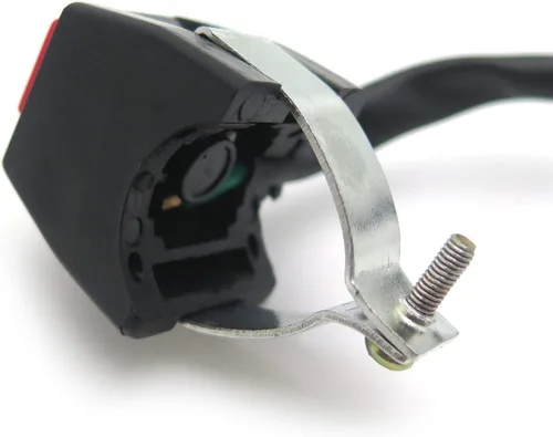 Miniatura 5 de SMT moto- universal Rojo 7/8" manubrio Engine Stop Buttom Kill Cortar Stop Switch botón utilizar en motocicletas ATVs Scooters Motos de nieve