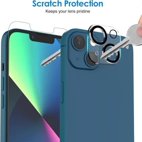 Miniatura 8 de JETech Paquete de protector de pantalla para iPhone 13 mini de 5.4 pulgadas con protector de lente de cámara y funda antigolpes