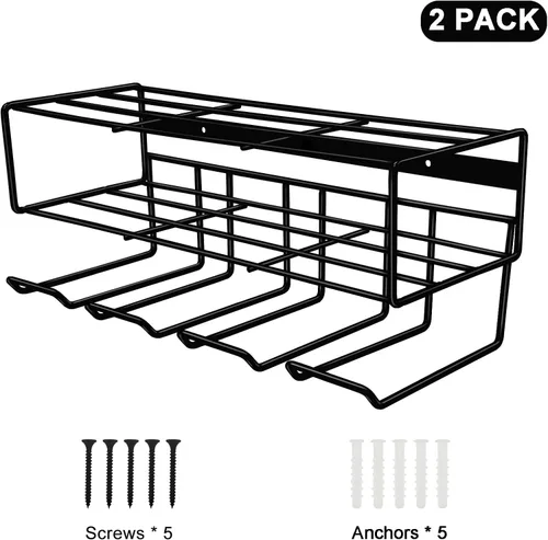 Miniatura 3 de Organizador de herramientas eléctricas grande 2 en 1, soporte para taladro, soporte de pared, estante de almacenamiento de herramientas y soporte