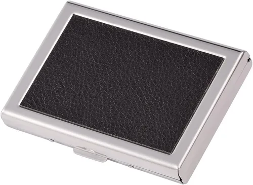 Miniatura 7 de Tarjetero de metal RFID para tarjetas de crédito, cartera para tarjetas de visita para mujeres y hombres