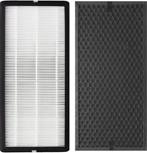 Filtro de repuesto XD6065 de carbón activado y XD6075 True HEPA, compatible con purificadores de aire puro intenso Rowenta PU4020, 1 eliminador de