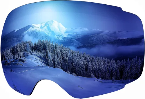 OutdoorMaster Lentes de repuesto para gafas de esquí PRO - Más de 20 opciones Vlt 15% Azul