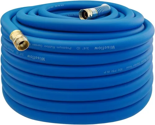 Miniatura 28 de Wiseflow Leader Hose Manguera de agua resistente de 3 x 5/8 pulgadas con accesorios de latón macho a hembra, extensor de manguera corta para carrete