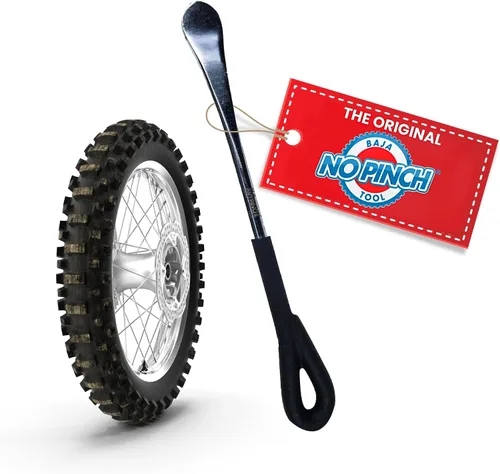 Miniatura 8 de BAJA NO PINCH Cuchara de neumático de acero de 15 pulgadas Kit de herramientas de palanca de hierro Herramienta profesional de cambio
