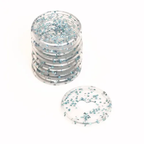 Miniatura 18 de Craftelier - Anillas de Disco M Metálicas con Corte de Troquel en Forma de Corazón para Encuadernación de Scrapbooking para Planners, Agendas