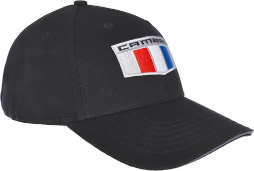 Miniatura 4 de JH DESIGN GROUP Men's Chevy Camaro Shield Logo Cap Adjustable Black Hat