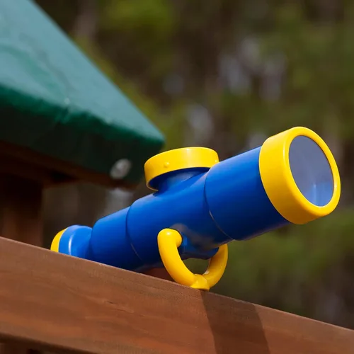Miniatura 3 de Swing-N-Slide WS 4665 Telescopio sin aumento con accesorio de columpio de brújula, azul y amarillo