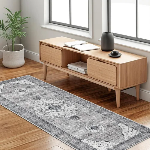Miniatura 48 de Alfombras de área de 5 x 8 pies para dormitorio, alfombra lavable de 5 x 8, alfombra vintage grande, antideslizante, alfombra bohemia para sala