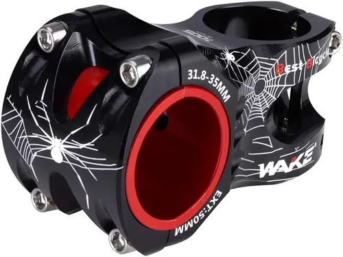 Aleación de aluminio MTB vástago 1.378 in 1.969 in 0 grados para la mayoría de bicicletas, bicicleta de carretera, MTN, BMX, equipo Fixie, ciclismo