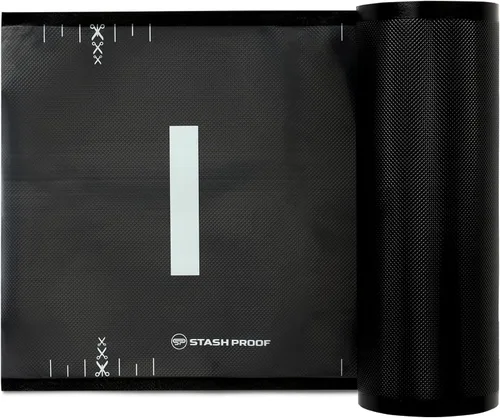 Miniatura 9 de Rollos de cierre al vacío de 11" x 50' 2 paquetes (100 pies en total) (Transparente y Negro) 5.5 Mil - Grado comercial, sin BPA, bolsas de cierre al