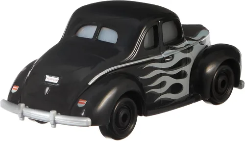 Miniatura 2 de Disney Cars Toys Hot Rod Junior Moon, miniatura, juguete coleccionable de coche de carreras basado en películas de coches, para niños de 3 años