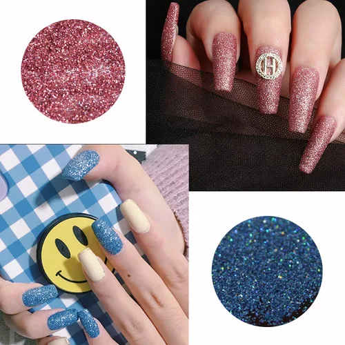 Miniatura 3 de Polvo de uñas láser de 12 colores, pigmentos holográficos con purpurina de camaleón, cromado, diseño de uñas, para mujeres y niñas, consejos