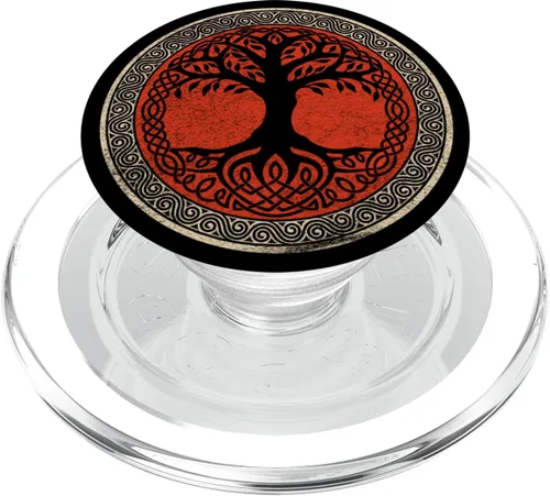 Miniatura 8 de Viking Tree Yggdrasil Odin Wotan Norse Mythology Valhalla PopSockets PopGrip: agarre intercambiable para teléfonos y tabletas PopSockets estándar