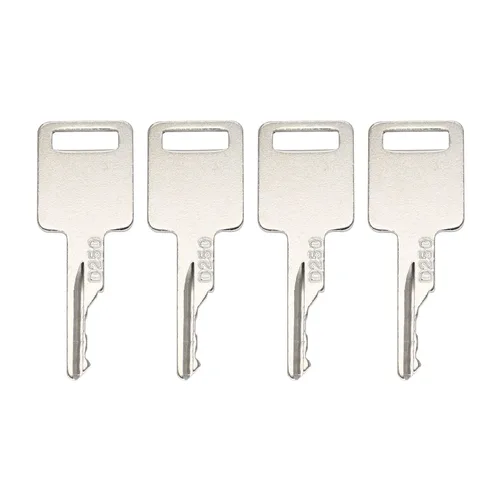 Miniatura 4 de 6693241 Llave de encendido 4 piezas 6709527 compatible con excavadoras Bobcat 325 328 329 331 334 335 337 341 319 320 321 322 323 325 328