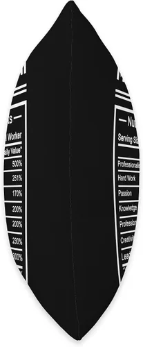 Miniatura 2 de Awesome Mental Health Nurse Profession Design Funny Job Title Worker Nutrition Facts Mental Health Nurse Throw Pillow, 16x16, Multicolor