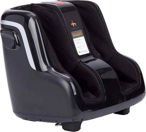 Human Touch Reflex5s Masajeador de pie y pantorrilla para alivio del estrés y fascitis plantar + Relajación + Amasado y compresión para apoyo a la
