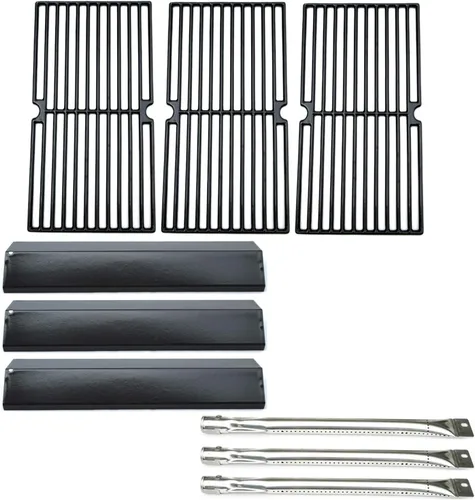 Kit de piezas DG136 Reemplazo para parrilla de gas Brinkmann Pro Series 8300,810-8300-W 3 quemadores, placa de calor, rejilla de cocción