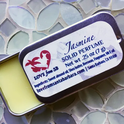 Miniatura 4 de Perfume sólido personal compacto Conveniente, cabe en tu bolso o bolsa de viaje Lujoso regalo de spa artesanal (jazmín)