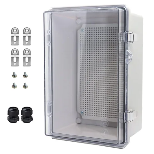 Miniatura 10 de Caja Eléctrica Impermeable para Exteriores Caja de Conexiones Resistente a la Intemperie IP67 Carcasa de Plástico ABS Caja de Proyecto