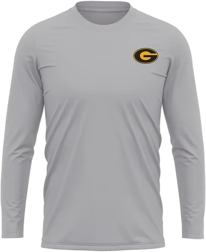 Miniatura 391 de Camisa deportiva de manga larga oficial de la NCAA Collegiate para hombre, con logotipo en el pecho izquierdo, colección Athletic Heather