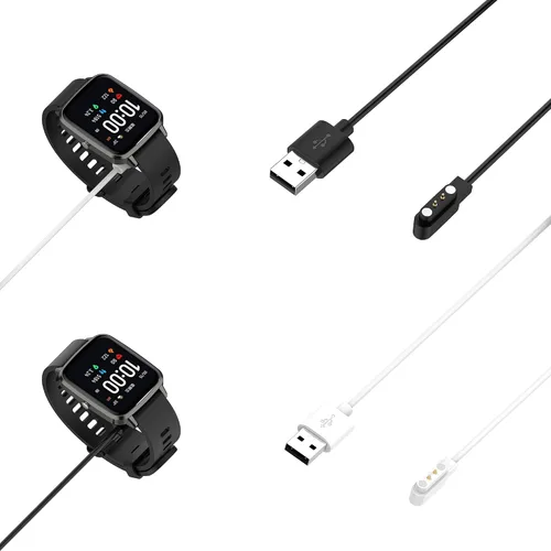 Miniatura 3 de Cable de carga compatible con Nemheng Smart Watch Charger N33 / N22 / Y33 / Y33E cable USB de repuesto magnético portátil para cable de carga