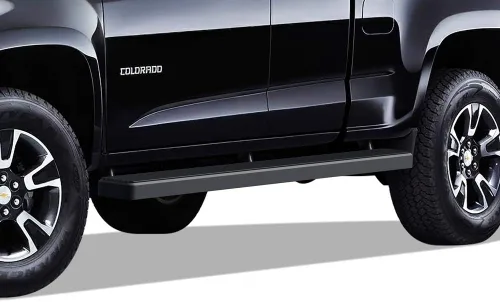 APS Estribos laterales (barras nerf, pasos laterales, barras de paso) Compatibles con Chevy Colorado GMC Canyon 2015-2026 camioneta de cabina doble