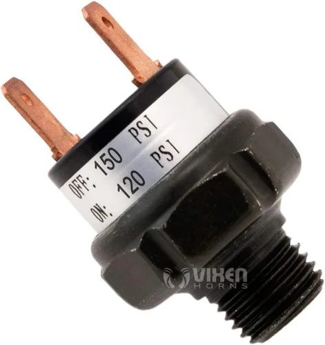 Miniatura 7 de Vixen Horns Tanque de bocina de tren/aire de 1.5 galones (6 litros) con compresor de 150 PSI a bordo sistema/kit 12V VXO8815