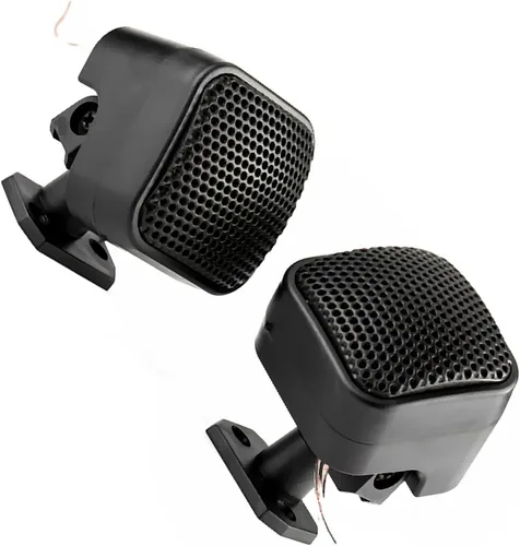 Miniatura 6 de Altavoces de coche o altavoces, Altavoces estéreo para coche, 1 par 12 V 500 W mini altavoz de coche o tweeters 7.874 in 98dB altavoz del automóvil