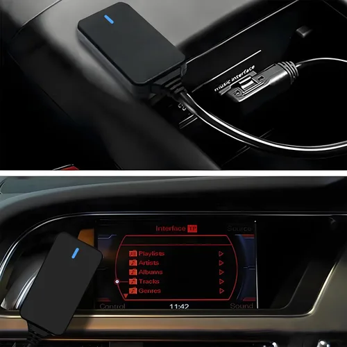 Miniatura 5 de AMI - Adaptador de audio Bluetooth para Audi MDI MMI 3G, adaptador Bluetooth 5.0 compatible con Bluetooth Kit de coche para VW Audi Q5 A5 A7 R7 S5