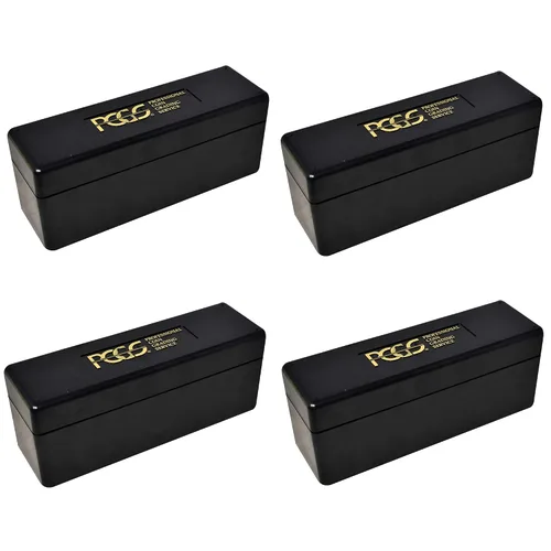 Miniatura 3 de PCGS Caja de almacenamiento de plástico para 20 portamonedas de losa negra