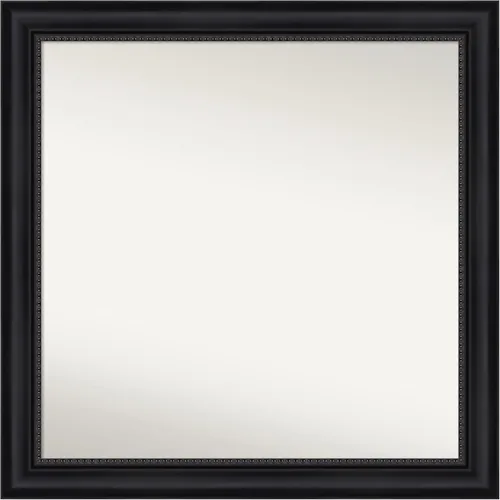 Miniatura 60 de Amanti Art Espejo personalizado, espejo de baño negro Astor, espejo de pared o espejo de tocador de baño sobre el fregadero (25 x 25 pulgadas)