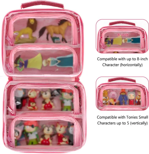 Miniatura 2 de LoDrid Estuche de transporte compatible con personajes Tonies Audio Play (hasta 20), organizador portátil de almacenamiento de figuras de Toy Story
