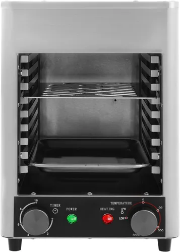 Miniatura 6 de Asador eléctrico para carnes, parrilla eléctrica de 30-1500 °F, parrilla eléctrica portátil de acero inoxidable, parrilla de carne de mesa