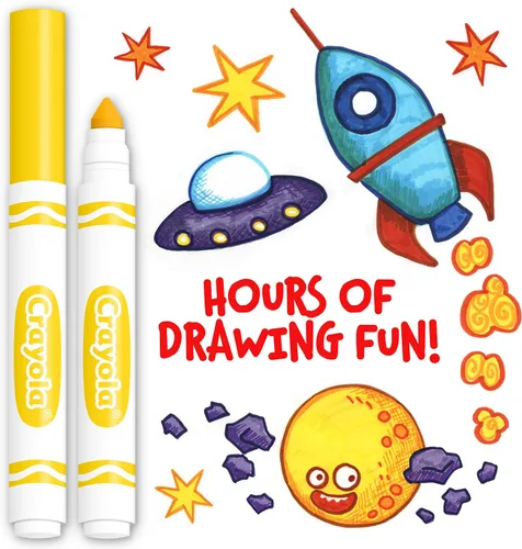 Miniatura 4 de Crayola Marcadores de línea ancha - Amarillo (12 uds), marcadores para niños, suministros escolares a granel para aulas y profesores