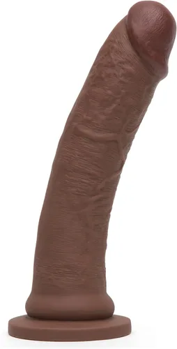 Lovehoney Lifelike Lover - Consolador ultra realista de 10 pulgadas, consolador grande con copa de succión fuerte para mujeres, correa compatible