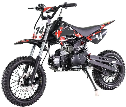 Miniatura 2 de X-PRO 110cc Dirt Bike Pit Bike para Niños Dirt Pitbike 110 Dirt Pit Bike (Azul)