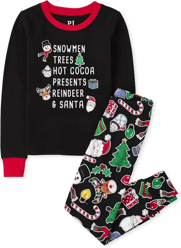 Miniatura 3 de The Children's Place Pijama de Navidad para bebé, algodón