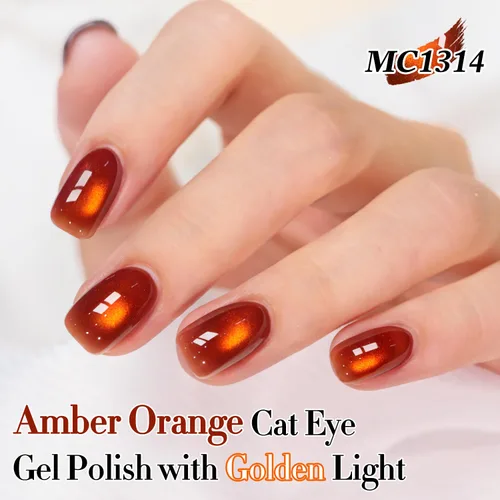 Miniatura 2 de Double Rhythm Esmalte de gel Jelly Glass de ojo de gato con imán, 0.5 onzas líquidas, brillo holográfico, brillante, translúcido