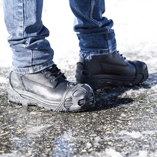 Miniatura 15 de Due North Tacos de hielo industriales multiusos para hombres y mujeres, ayudas de tracción para caminar y trabajar en nievehielo, 16 picos