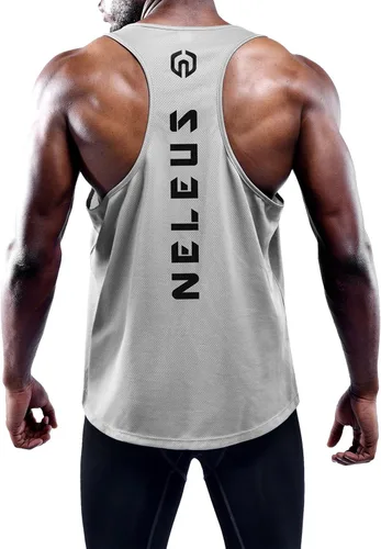 Miniatura 4 de NELEUS Men's 3 Pack Dry Fit Y-Back Muscle Tank Top