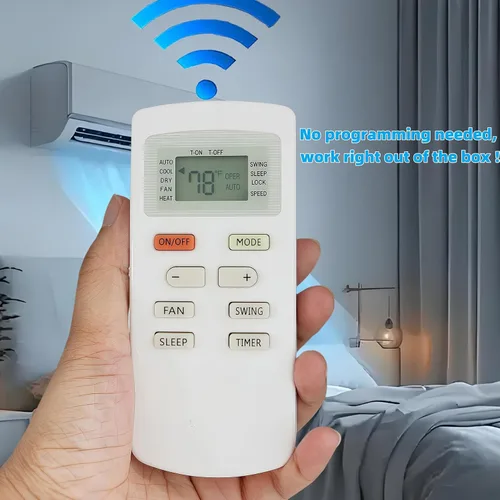 Miniatura 3 de Mando a distancia de repuesto YX1FF YX1F compatible con aire acondicionado Soleus Air Soleus GH-PAC-10E5 (pantalla tanto en Fahrenheit como Celsius)