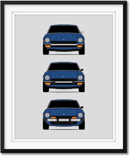 Miniatura 3 de Custom Car Posters Póster hecho a mano compatible con Datsun 240Z 260Z 280Z, generaciones e impresión de Datsun S30/Nissan S30 (Nissan Fairlady Z)