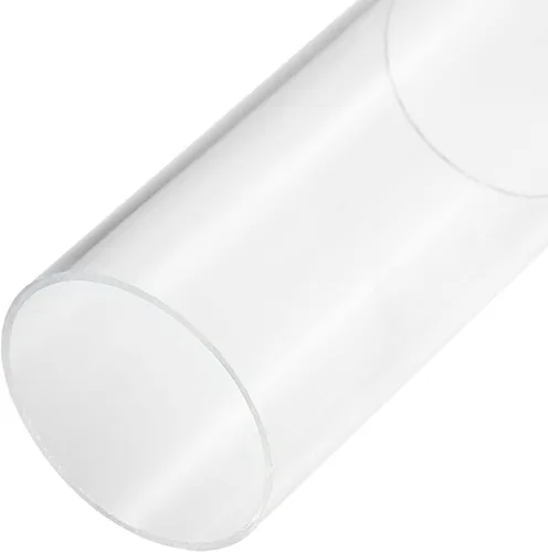 Miniatura 41 de MECCANIXITY Tubo acrílico transparente rígido redondo tubo 145 mm (5.7 ") ID 150 mm (6") OD 6" para lámparas y linternas, sistema de refrigeración