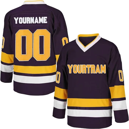 Camiseta de hockey personalizada para hombres y mujeres, jóvenes, diseño de hockey personalizado, impresión de tu equipo número de nombre