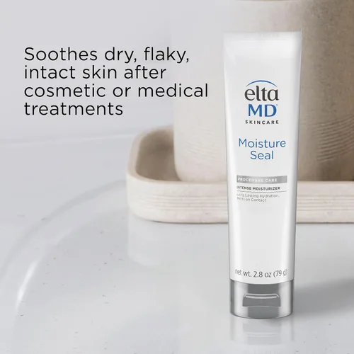 Miniatura 4 de EltaMD Hidratante para el cuidado de la piel Moisture Seal - Hidratante seco para cuerpo y cara para pieles sensibles, tubo de 2.8 onzas