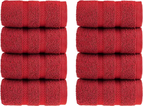 Miniatura 21 de HALLEY Paquete de 4 toallas de mano turcas de alta calidad (4 piezas) de 650 GSM, altamente absorbentes, súper suaves, 100% algodón, 4 toallas
