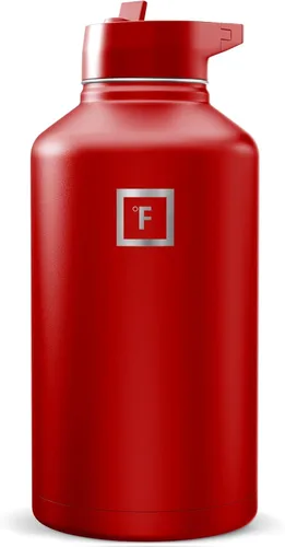 Miniatura 74 de IRON °FLASK Frasco de hidratación para acampar y senderismo con boquilla, botella de agua deportiva de acero inoxidable aislada de boca ancha, Aurora