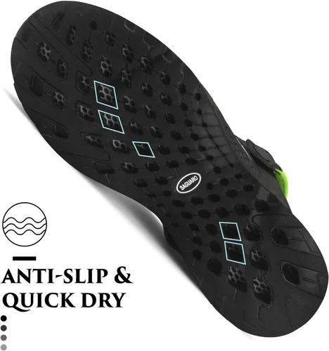 Miniatura 6 de SAGUARO - Zapatos de jardín de secado rápido para hombre y mujer, ligeros y transpirables. Zuecos de jardinería, sandalias de agua y malla